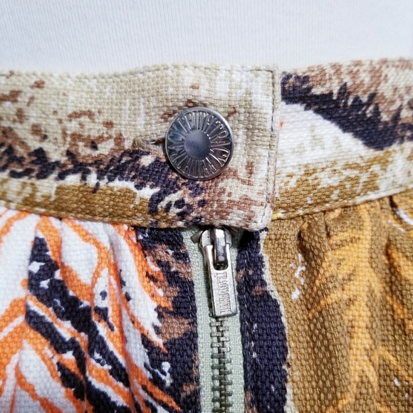 Tracy Feith glam retro hippie boho print skirt 9 - Picture 6 of 6